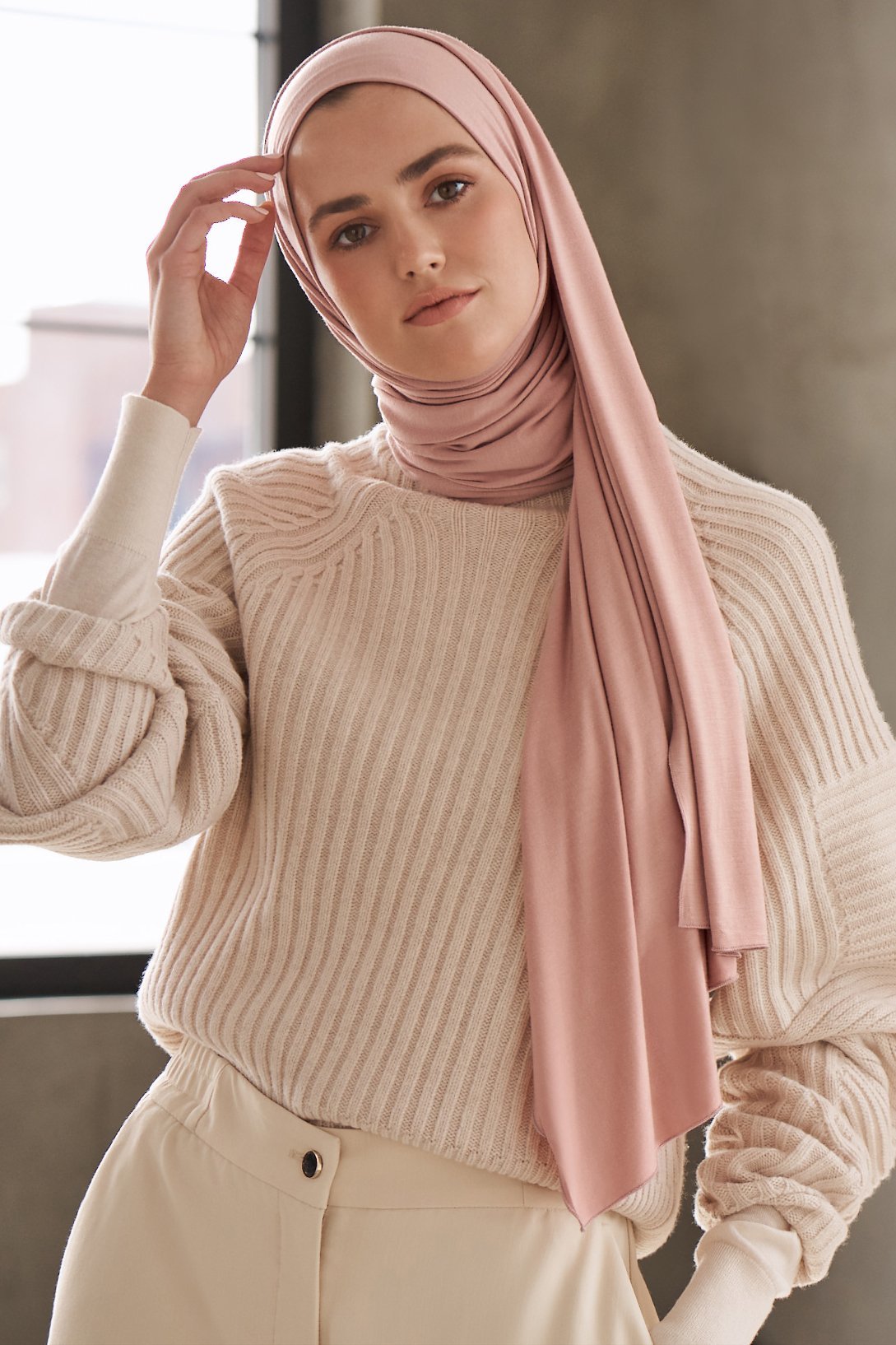 Shop Premium Jersey in Blush
