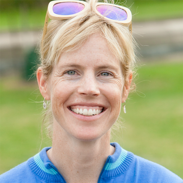 Headshot of Caeli Quinn, co-founder and executive director of Climate Ride