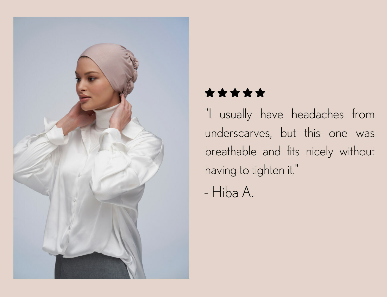 Customer Review: Classic Underscarf in Mink