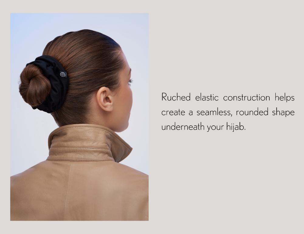 Shop Bamboo Jersey Scrunchie in Black
