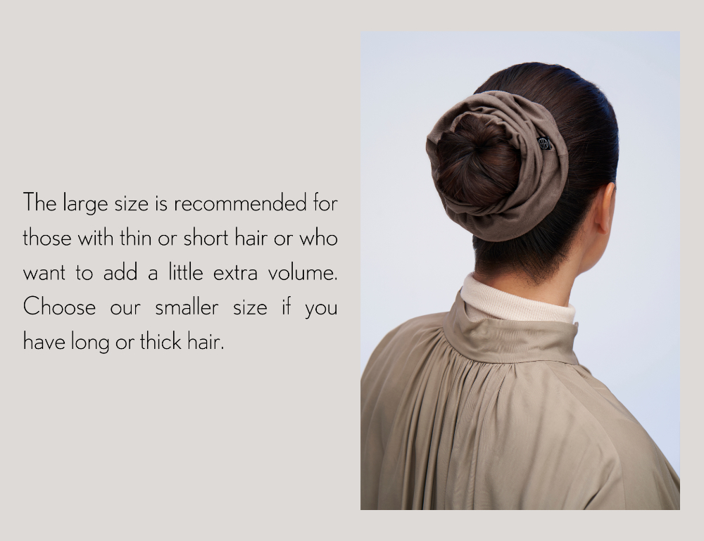 Shop Bamboo Jersey Scrunchie in Mushroom