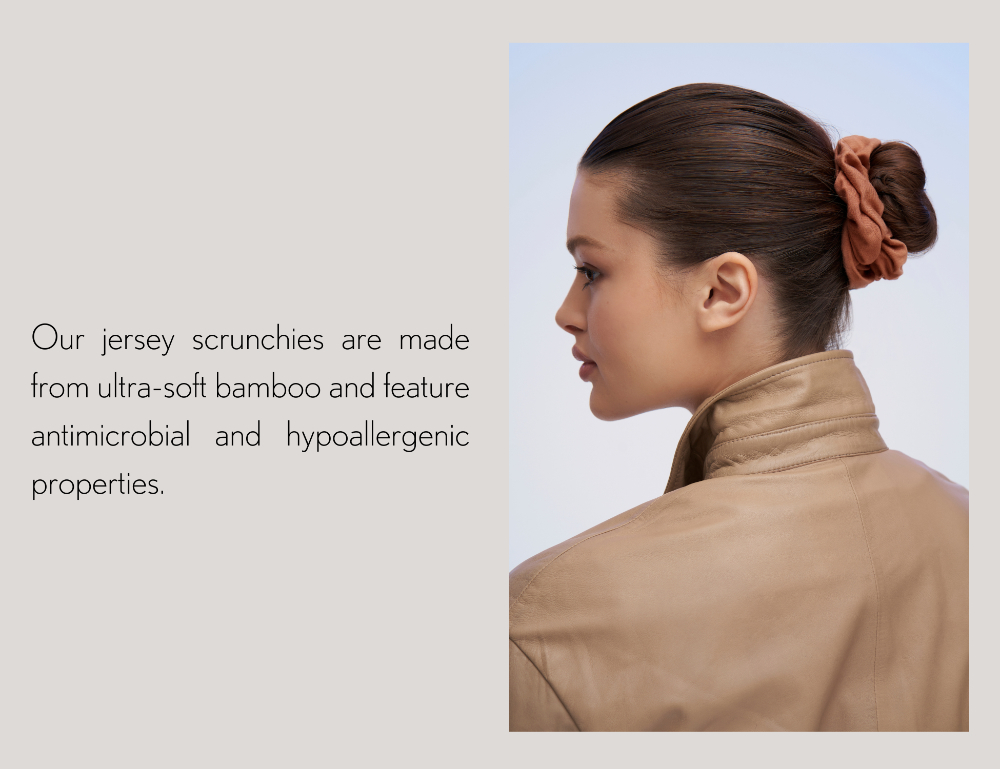 Shop Bamboo Scrunchie in Sienna