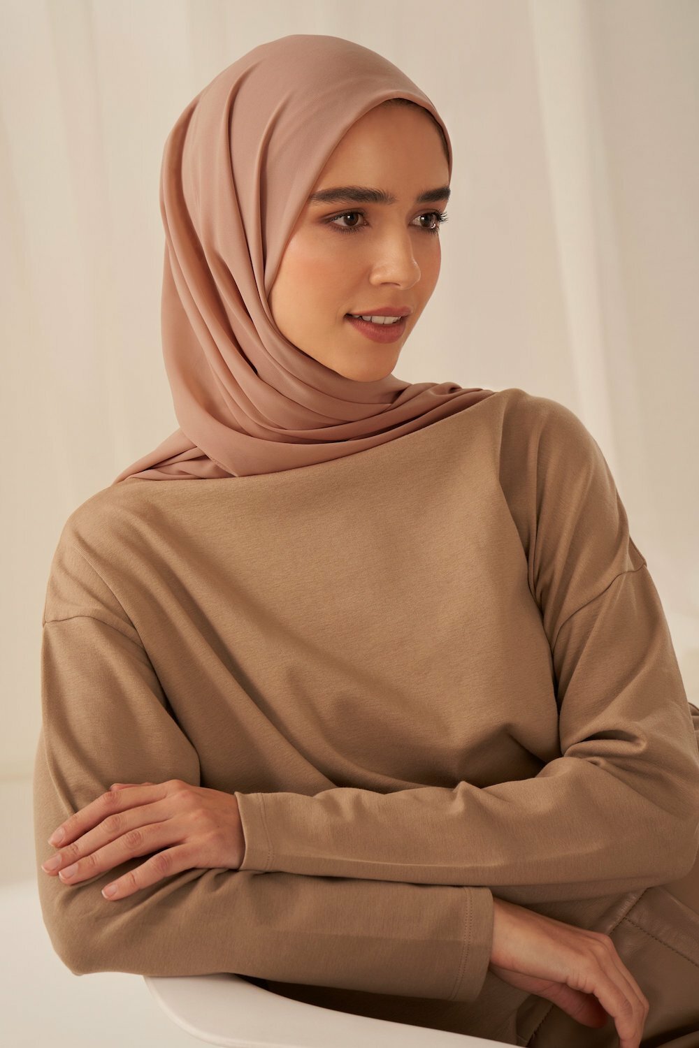 Shop Recycled Chiffon in Rosewood