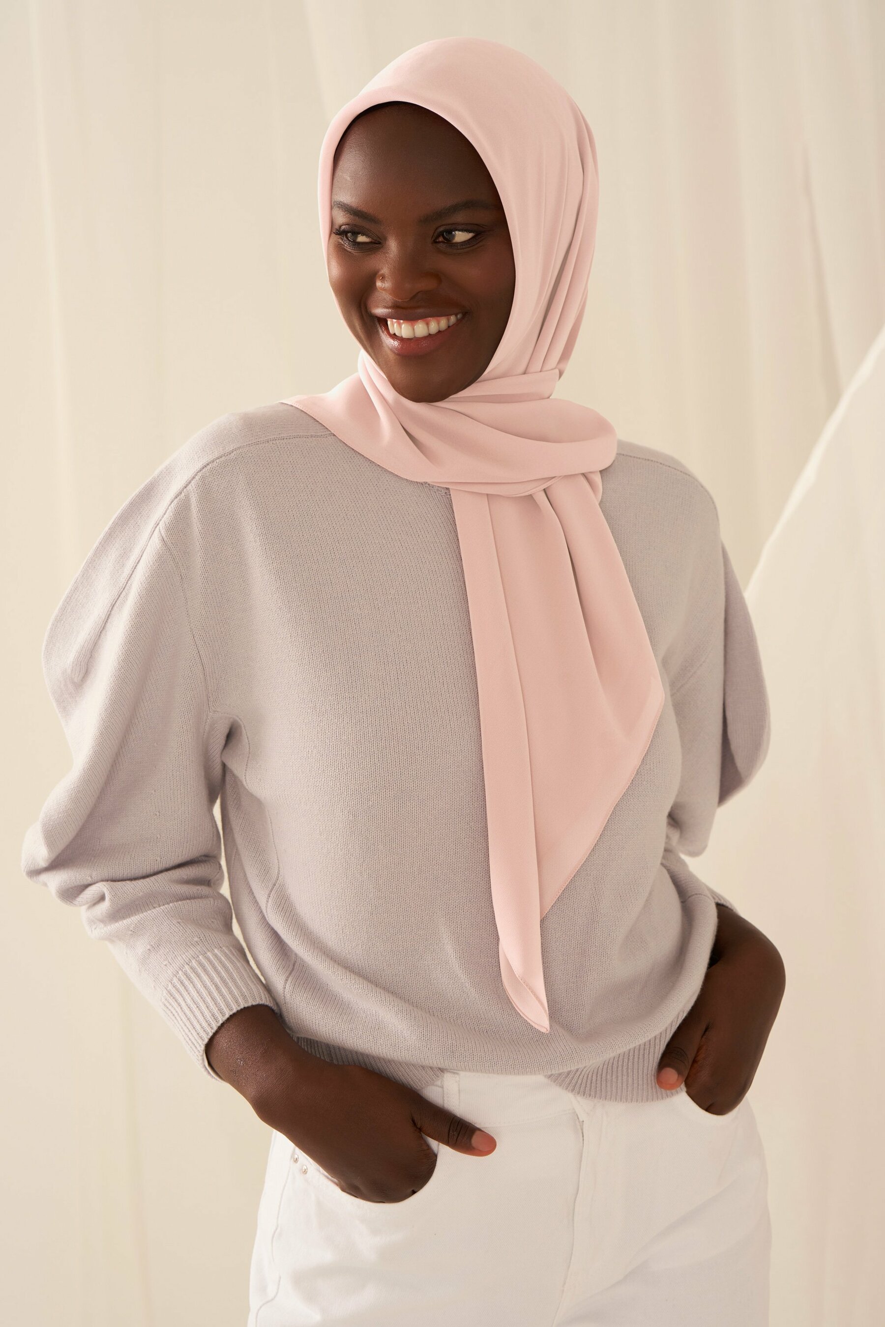 Shop Recycled Chiffon in Ballet Slipper