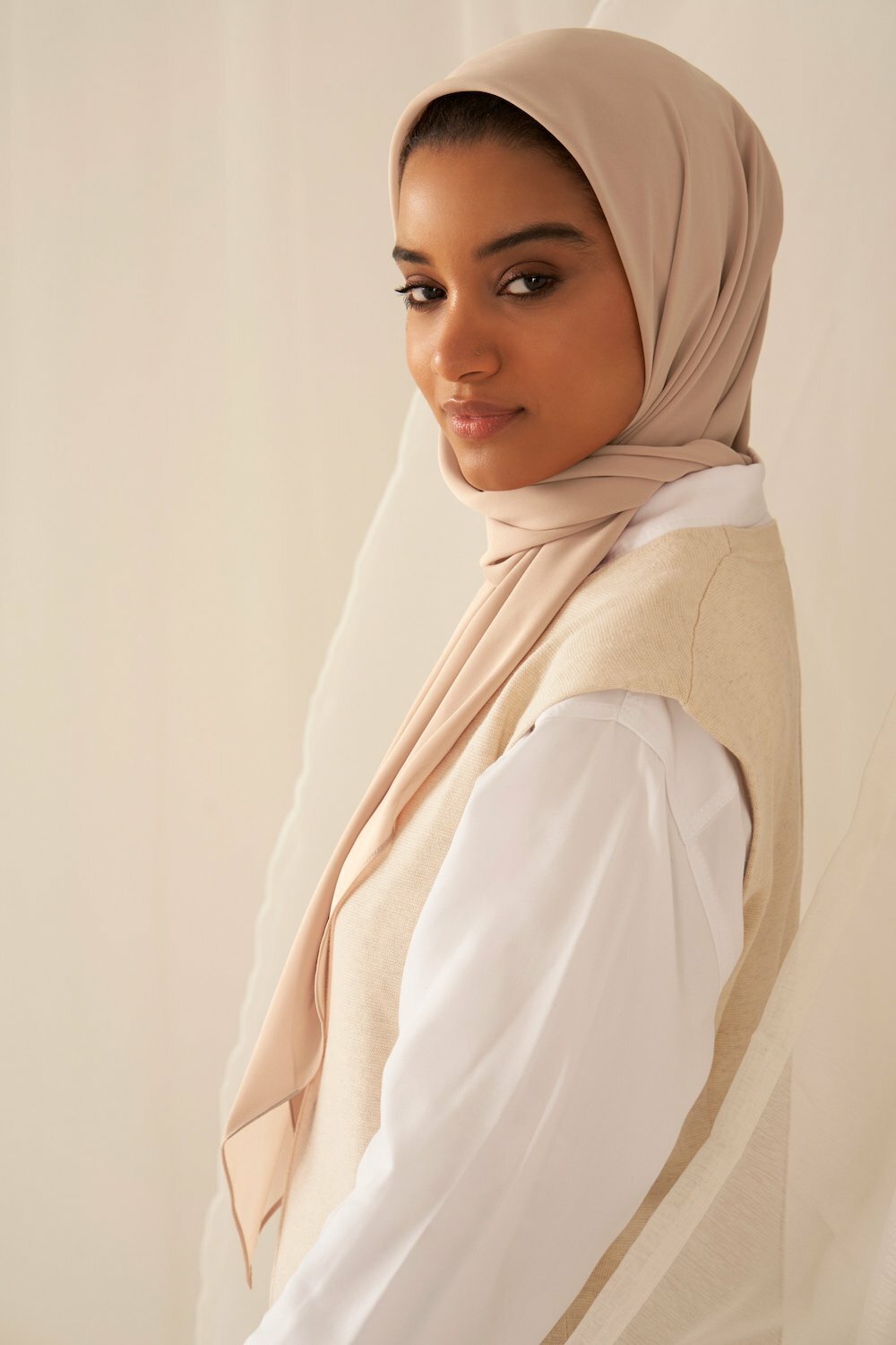 Shop Recycled Chiffon in Blush