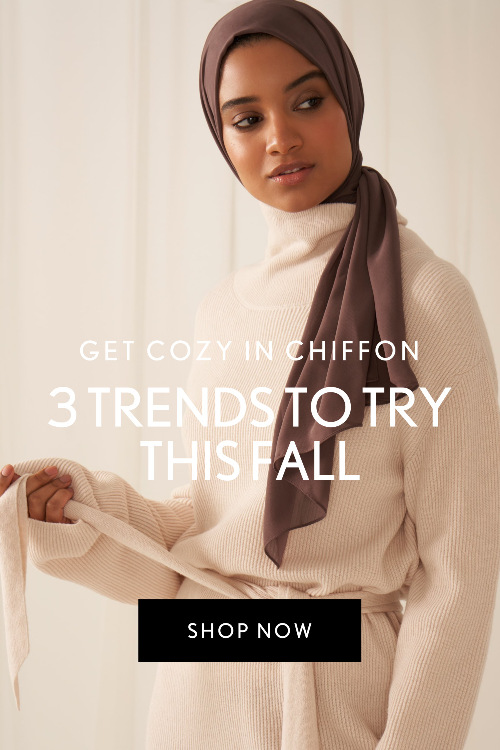 Get Cozy in Chiffon - 3 Trends to Try This Fall 