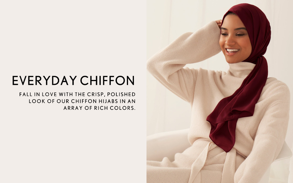 Shop Chiffon Hijabs in Fall Colors