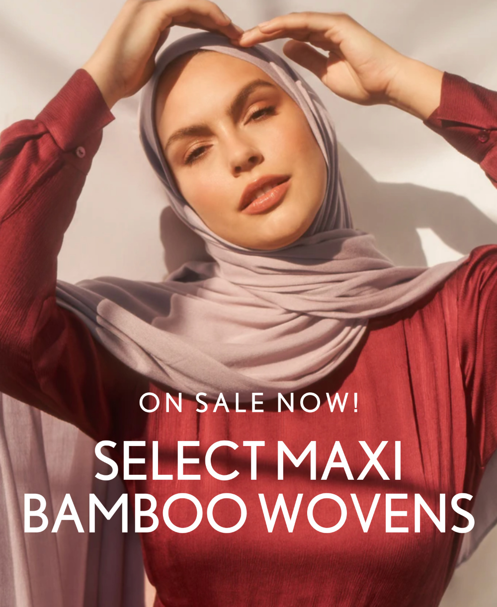 Shop Woven Maxi Hijabs on Sale