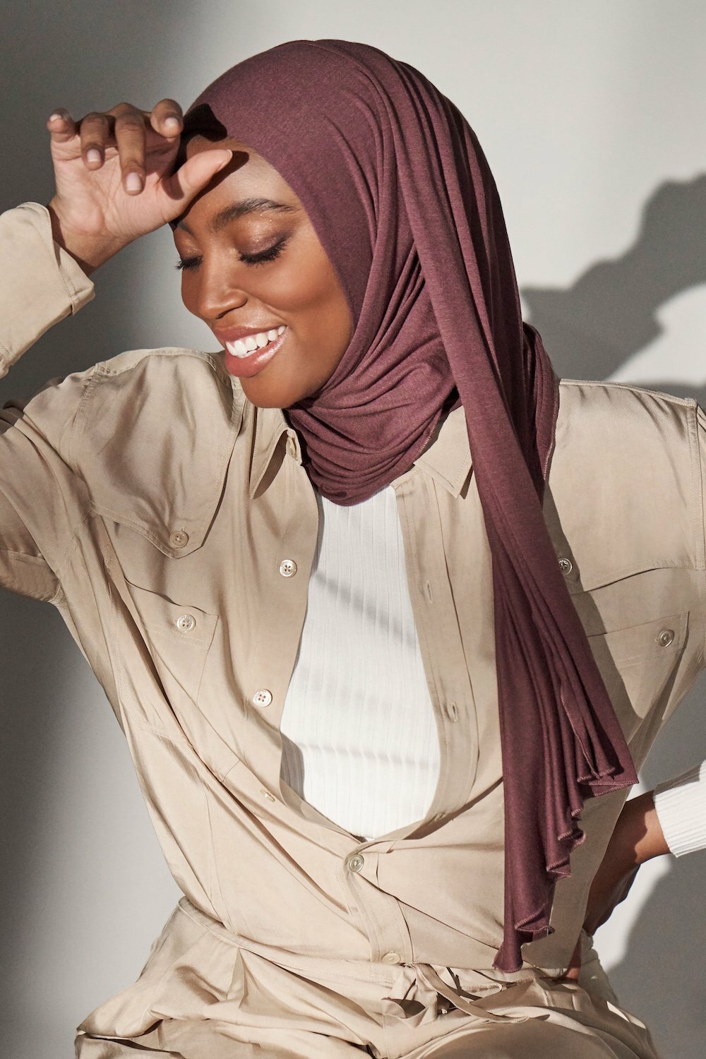 Shop Premium Jersey in Rose Brown