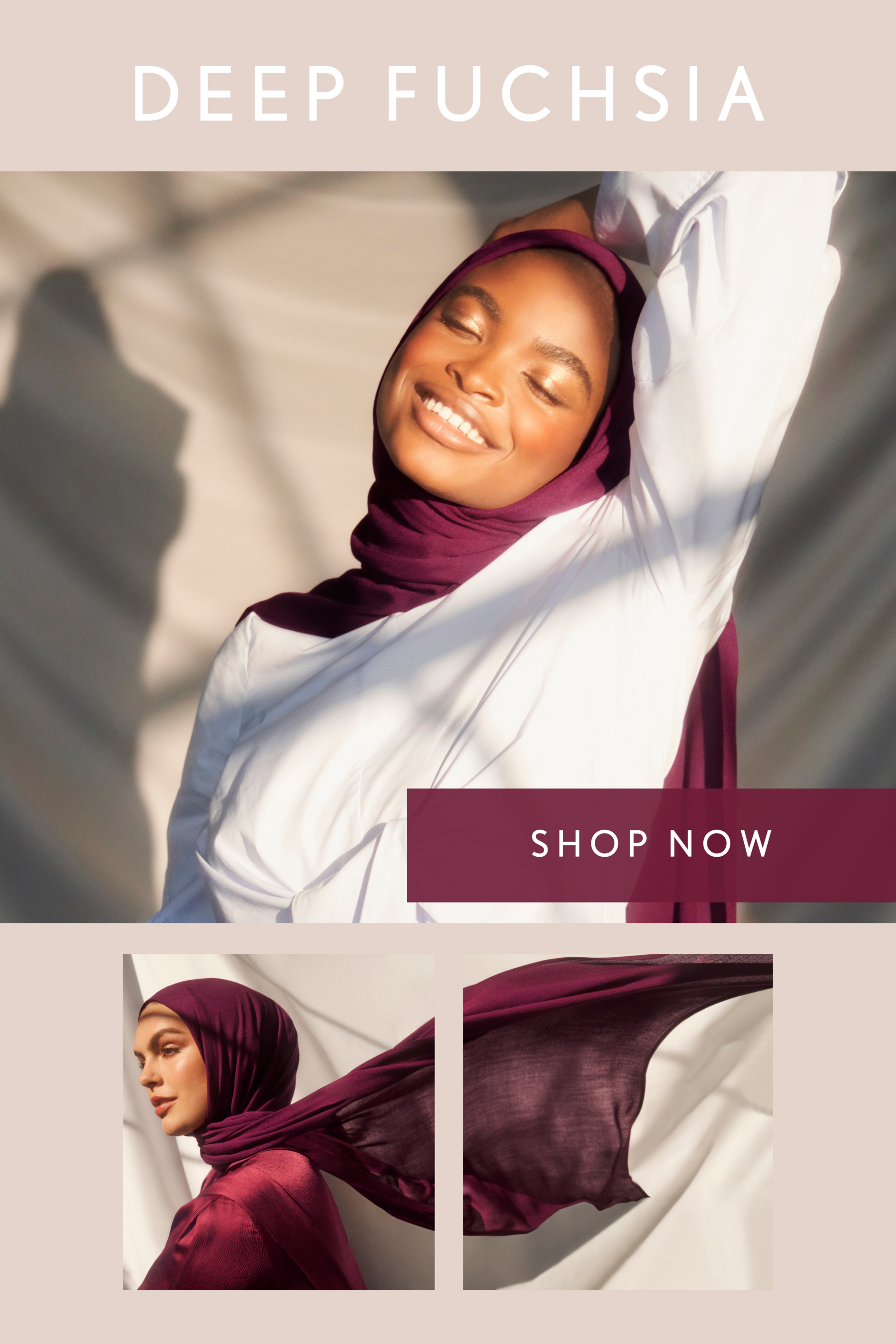 Shop Bamboo Woven in Deep Fuchsia
