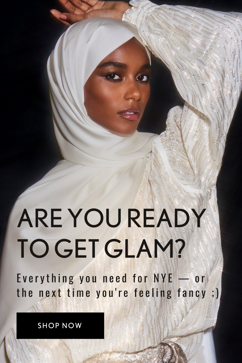 Shop Satin Hijabs for New Year's Eve