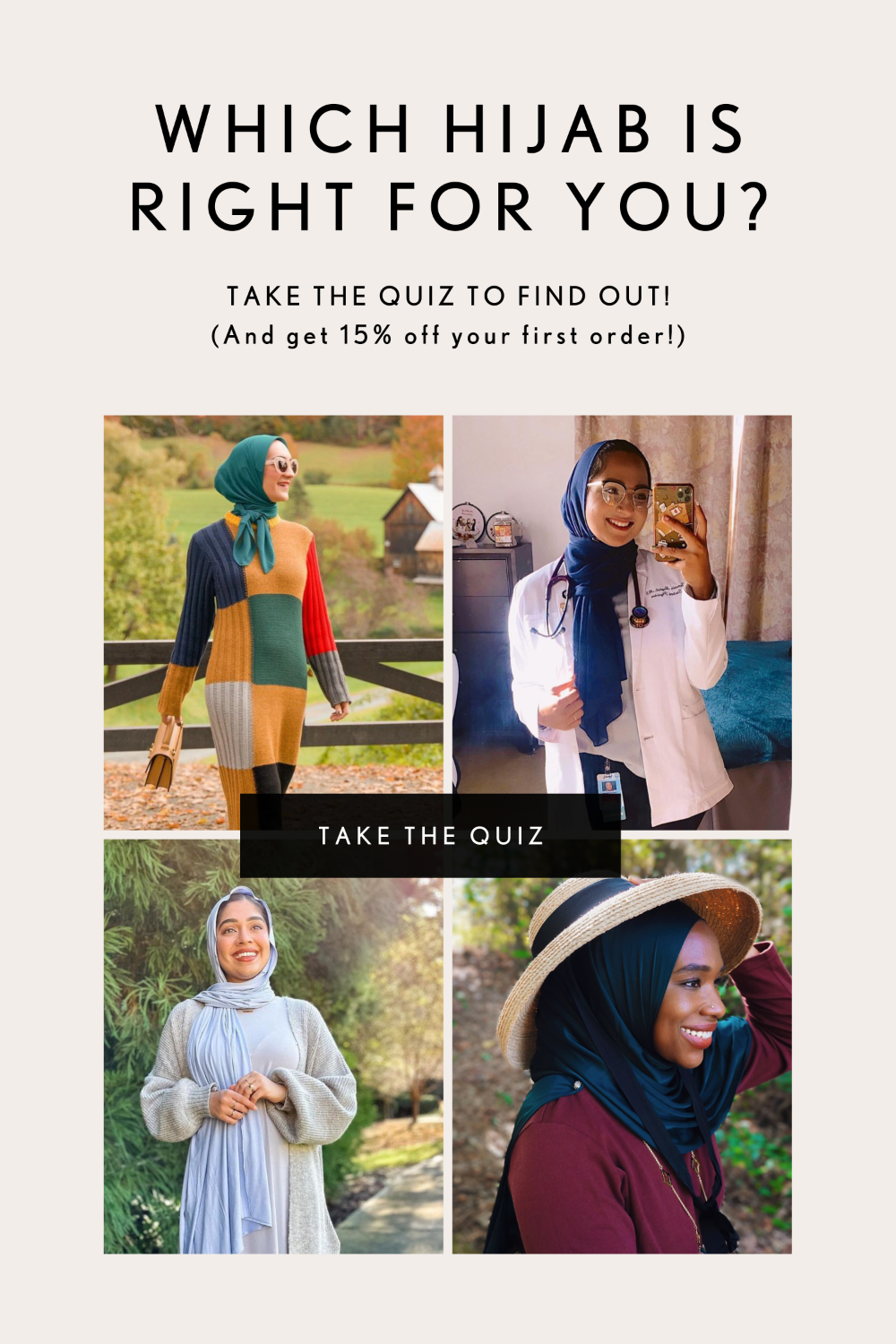 Which hijab fabric is right for you? Take the quiz to find out!