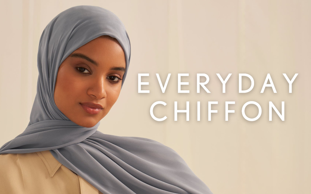 Shop Chiffon Hijabs in Winter Colors