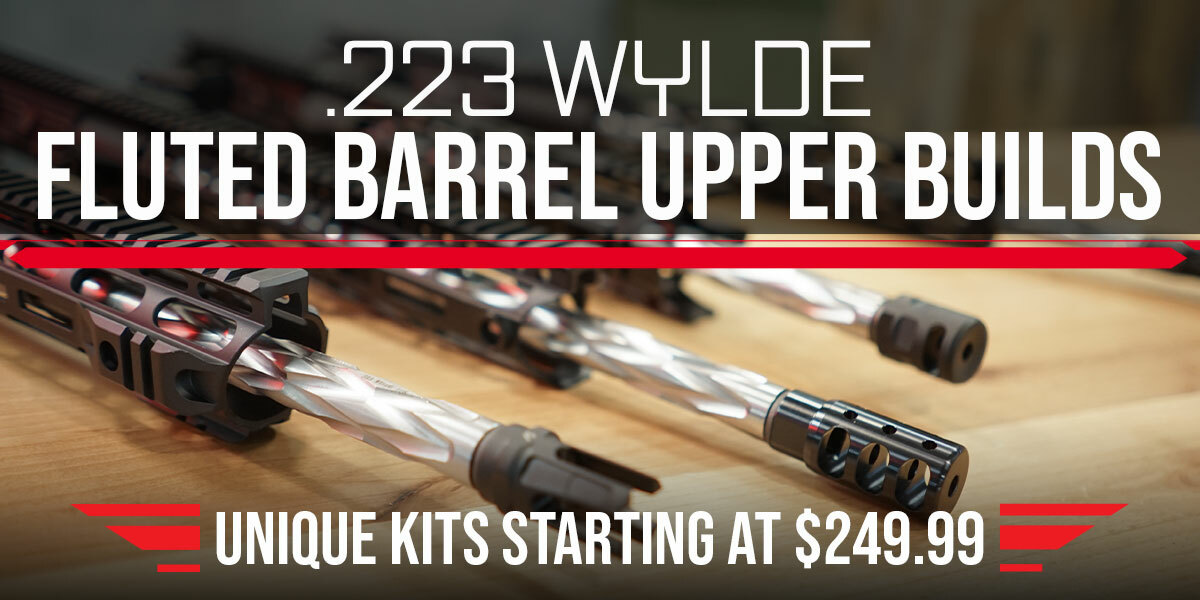 .223 Fluted Barrel Upper Builds Delta Team Tactical