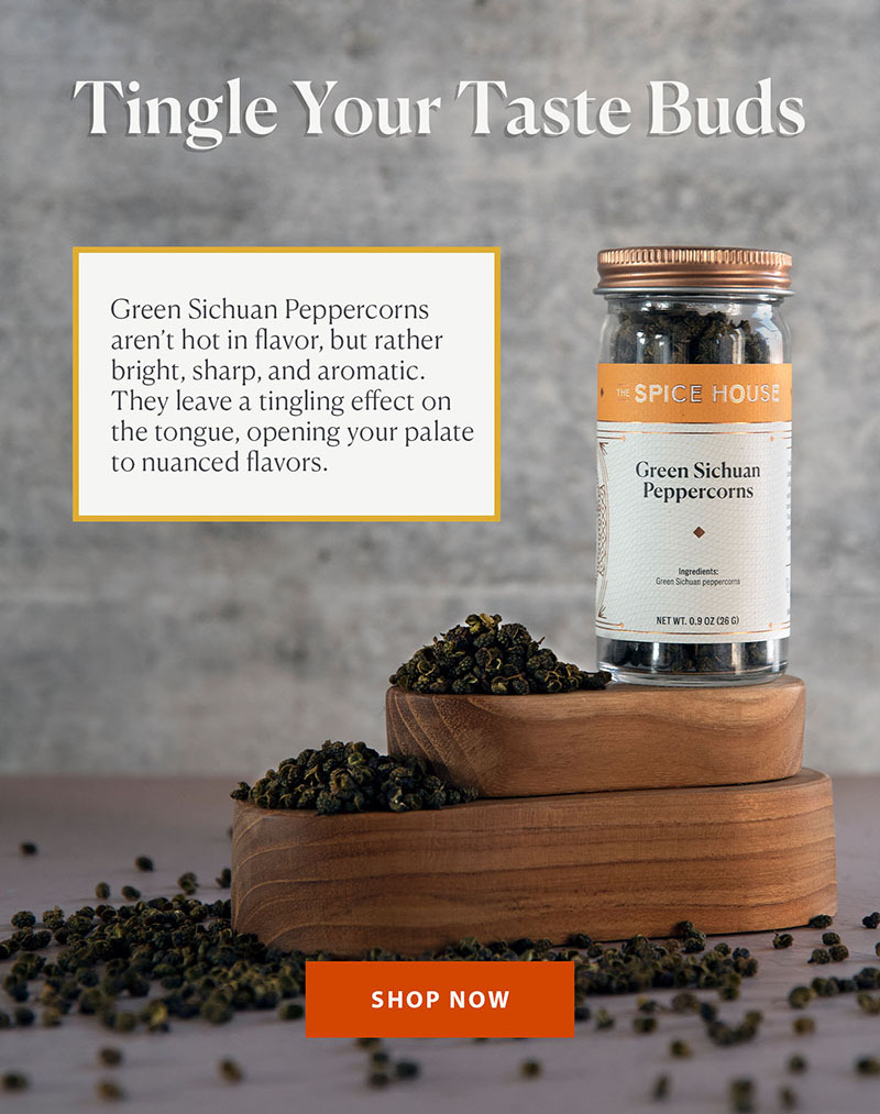 NEW! Green Sichuan Peppercorns The Spice House